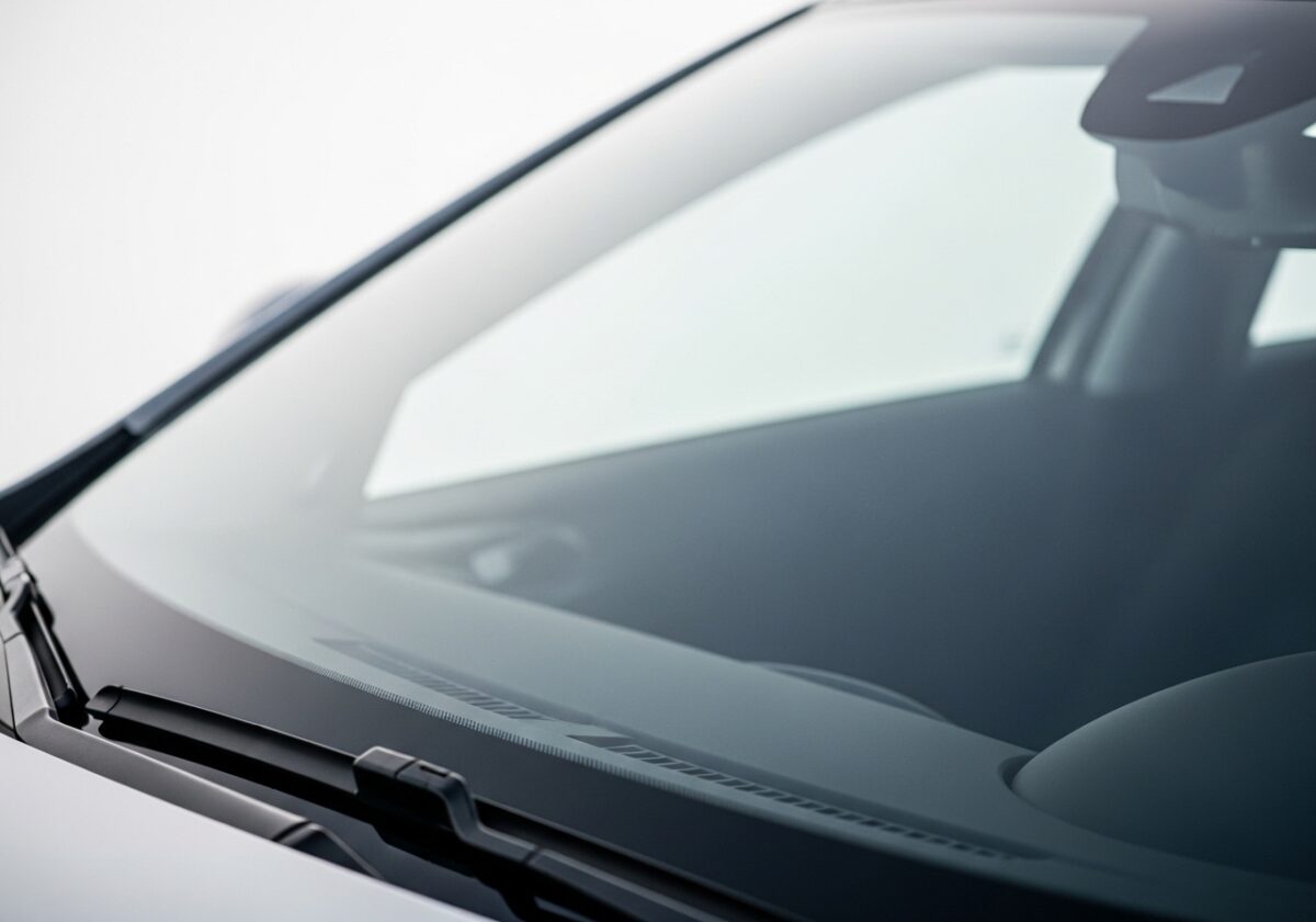 pare-brise d'une voiture