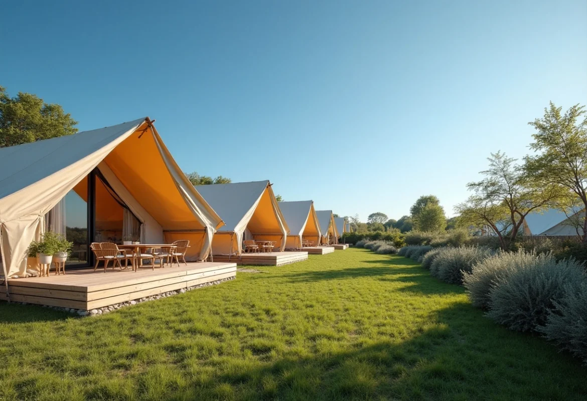 camping luxe landes