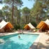 camping étoilé landes