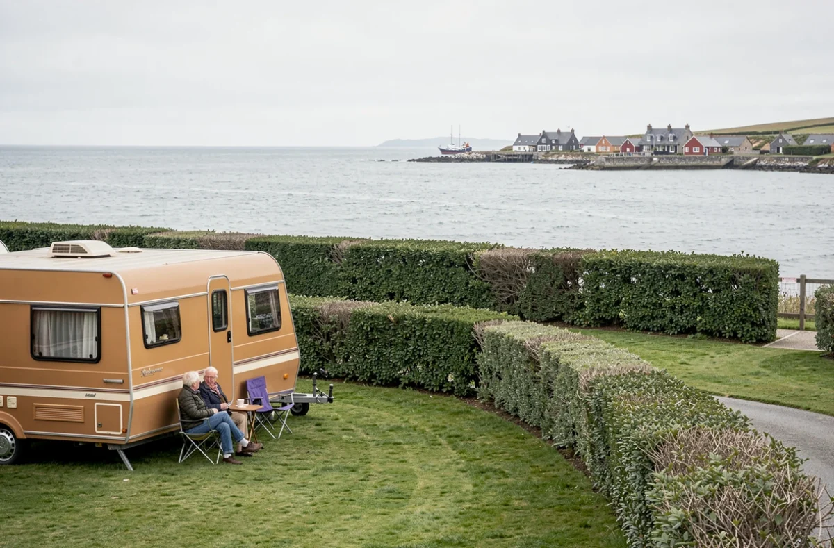 Camping L'Océan Breton à Plobannalec-Lesconil avec vue sur la mer du pays Bigouden en Finistère