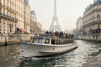 Croisière en bateau sur la Seine avec vue sur la Tour Eiffel à Paris