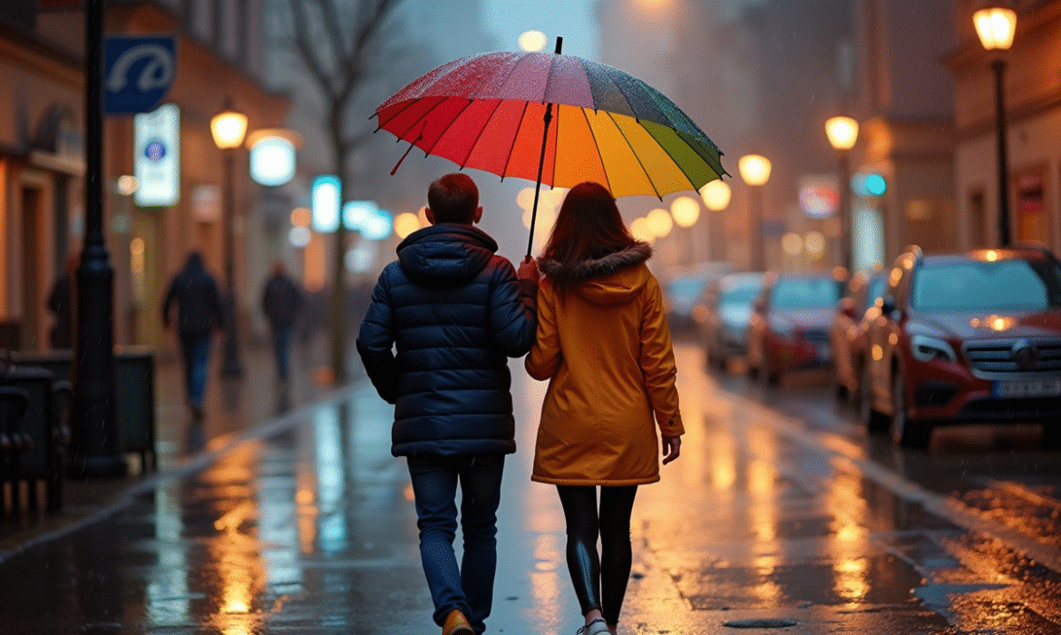 Photos sous la pluie : les meilleurs endroits pour une séance photo originale