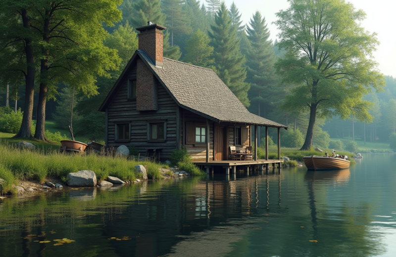 Cabane de pêcheur : havre de paix pour les amoureux de la nature