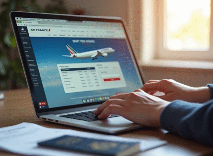 Modifier prénom billet avion Air France : procédure simple et rapide