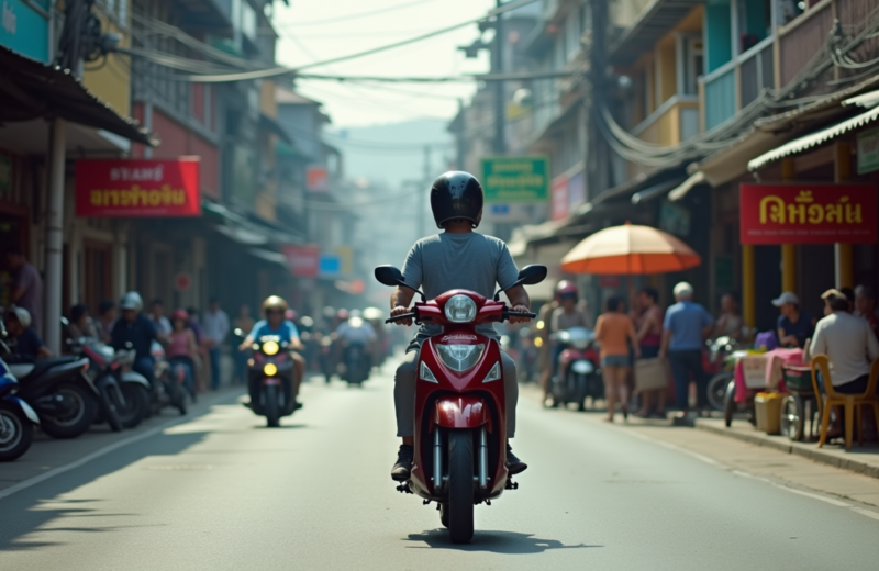 Permis voiture en thaïlande : peut-on conduire un scooter légalement ?