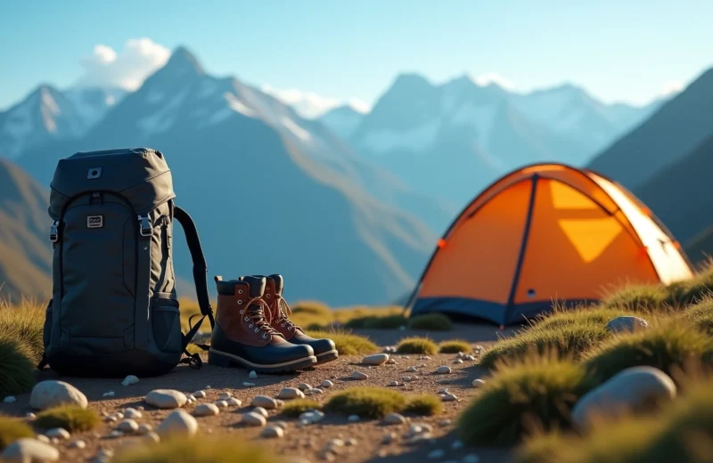 Équipement essentiel pour une randonnée en montagne avec tente